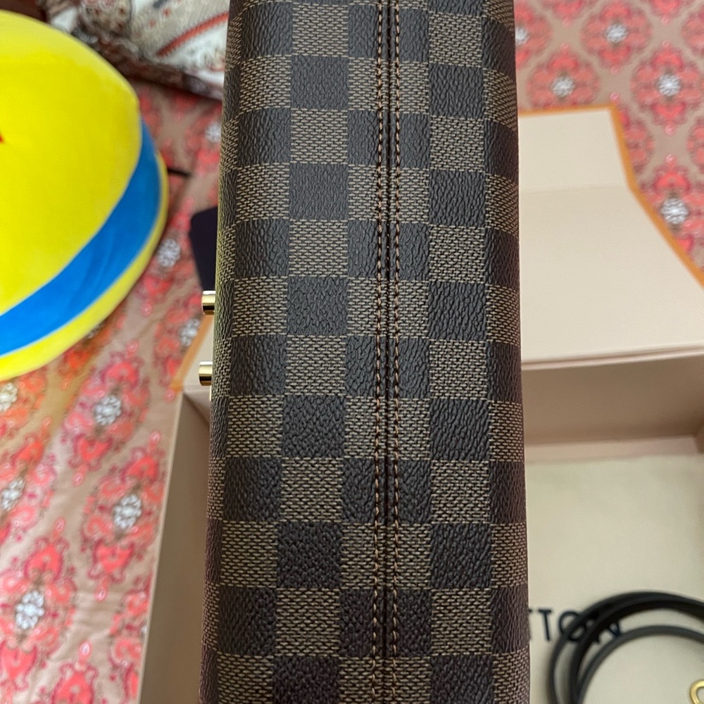 Louis Vuitton Brown Checkered Crossbody Bag - Picture 8 of 11